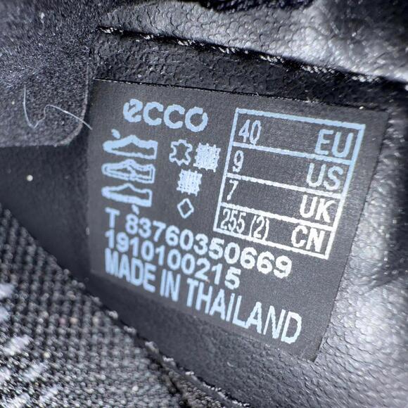 ECCO Biom Fjuel Mesh Ladies Black Athletic Sneaker, 9 - Picture 8 of 8